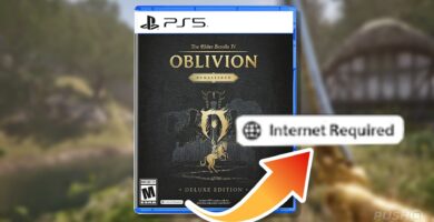 La versión física de PS5 anticipada de Oblivion Remastered requerirá Internet
