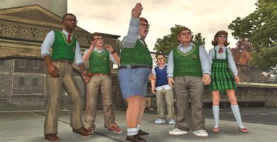 Un mandato llegó de la oficina central de Rockstar, "Recuerda el artista de matones y" el equipo de arte prácticamente se purgó del estudio ", que terminó dando al clásico de culto" su propia identidad "