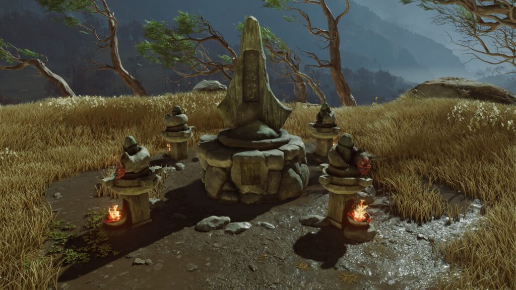 Todas las soluciones de rompecabezas relicario de montaña en Ghost of Yotei