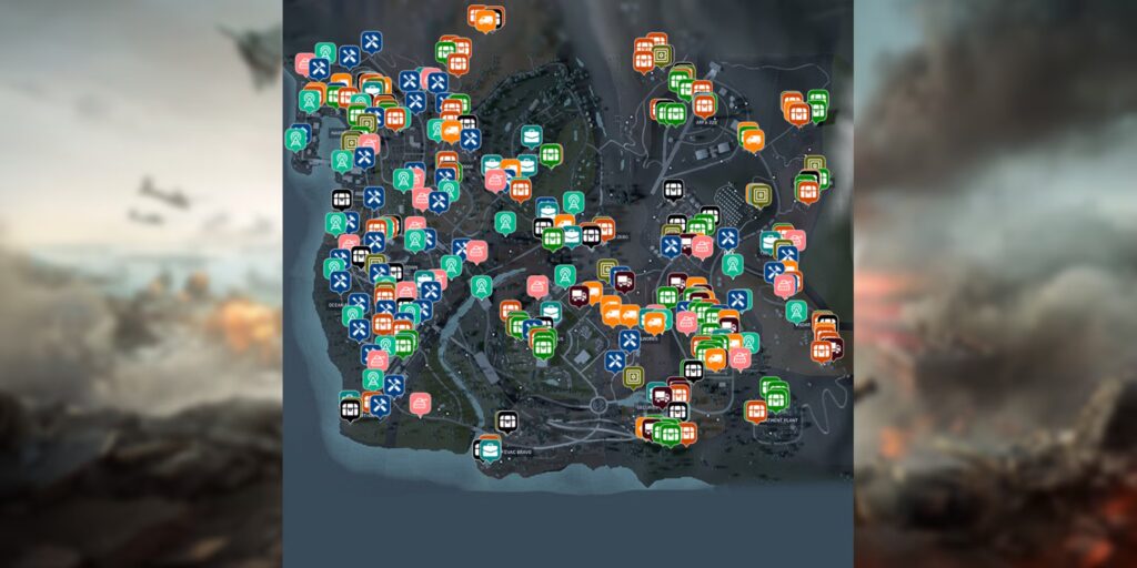 Mapa interactivo de Battlefield REDSEC Fort Lyndon