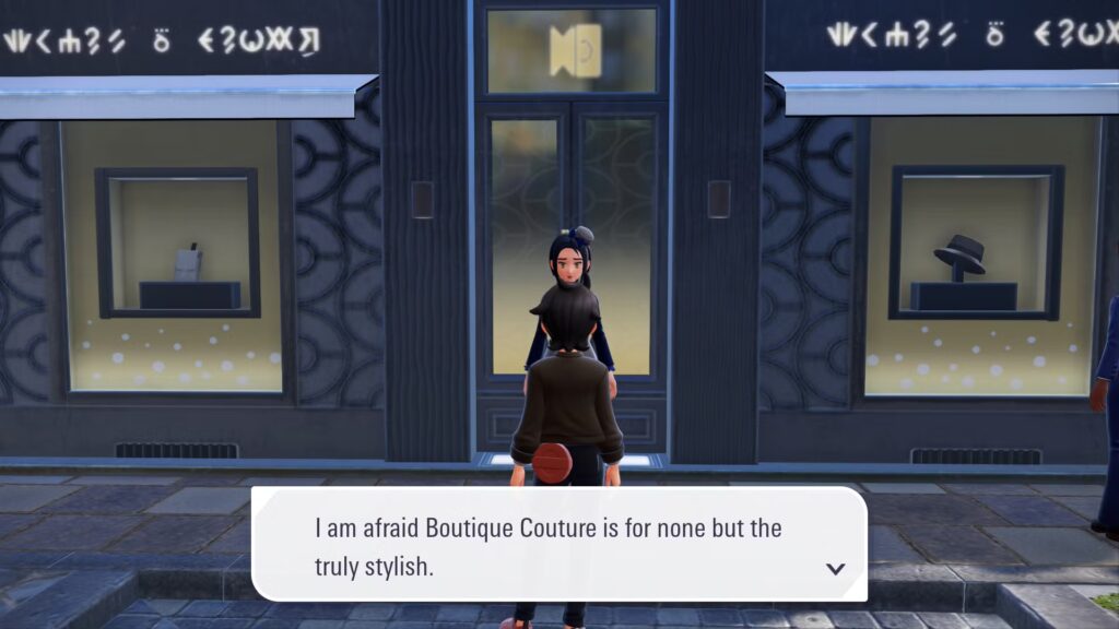Cómo entrar a Boutique Couture en Pokemon Legends ZA