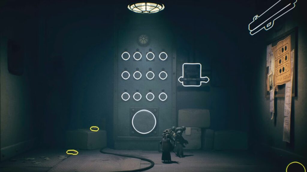 Solución de rompecabezas de botones en Little Nightmares 3 (Carnivale)