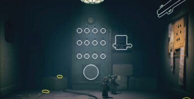 Solución de rompecabezas de botones en Little Nightmares 3 (Carnivale)