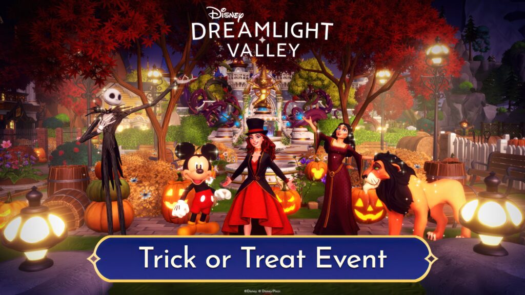 Disney Dreamlight Valley detalla el evento Truco o trato 2025