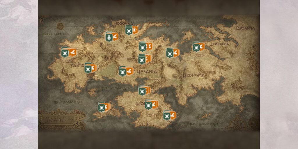 Tácticas de Final Fantasy: el mapa de las crónicas de Ivalice