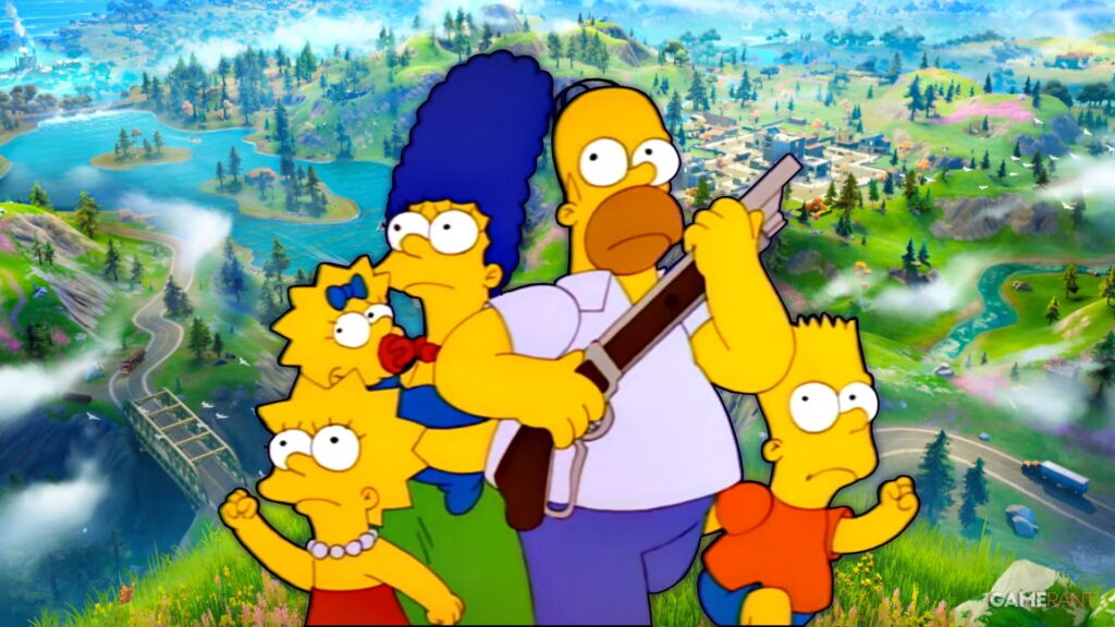 La filtración de arte clave de Fortnite Simpsons Crossover da pistas sobre máscaras de personajes y NPC