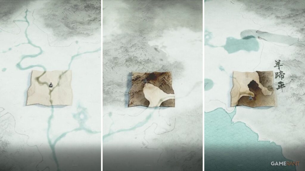 Cómo usar los mapas de viajero de fantasmas de Yotei