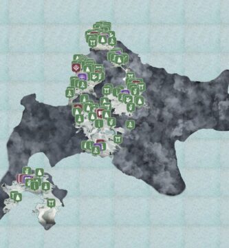 Ghost of Yotei - Mapa interactivo (EZO)
