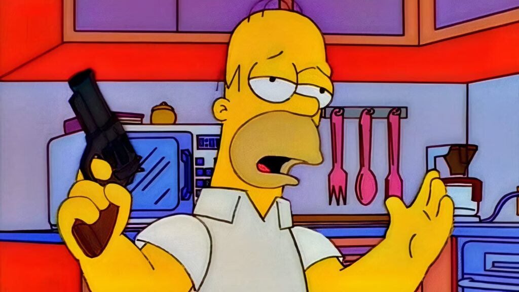 La fuga de Fortnite muestra un arma mítica única del crossover de Los Simpson