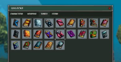 Lista de niveles de tomos de Megabonk