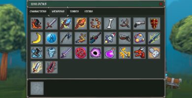 Lista de niveles de armas Megabonk