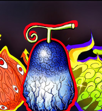 Saluda al dios frutas del diablo de One Piece