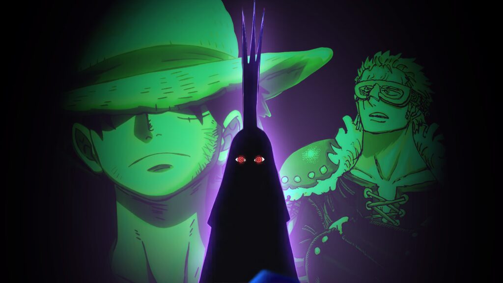 Todos los personajes de Elbaf con el Rey Supremo Haki