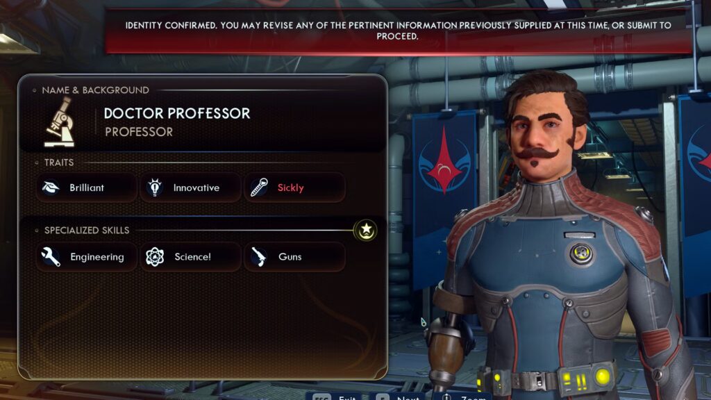 Todos los trasfondos, rasgos y habilidades en Outer Worlds 2 (creación de personajes)
