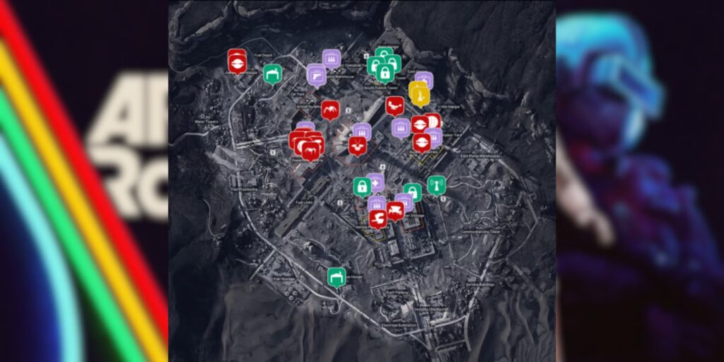 Arc Raiders: mapa interactivo del puerto espacial