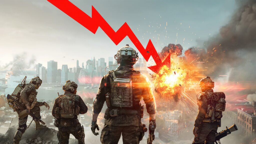 El número de jugadores de Battlefield 6 ha bajado un 65% desde su punto máximo