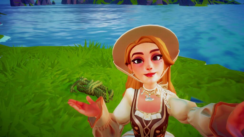 Cómo conseguir una vieja cuerda trenzada en DDV (Disney Dreamlight Valley)