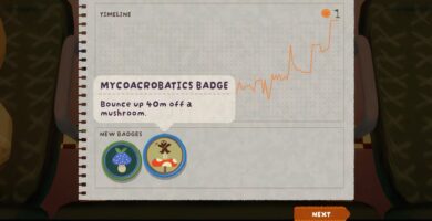 Cómo conseguir la insignia de Micoacrobacia en PEAK