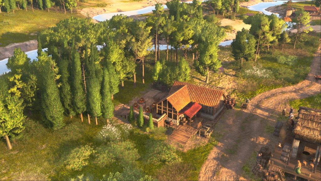 Cómo iniciar la producción de resina en Anno 117: Pax Romana