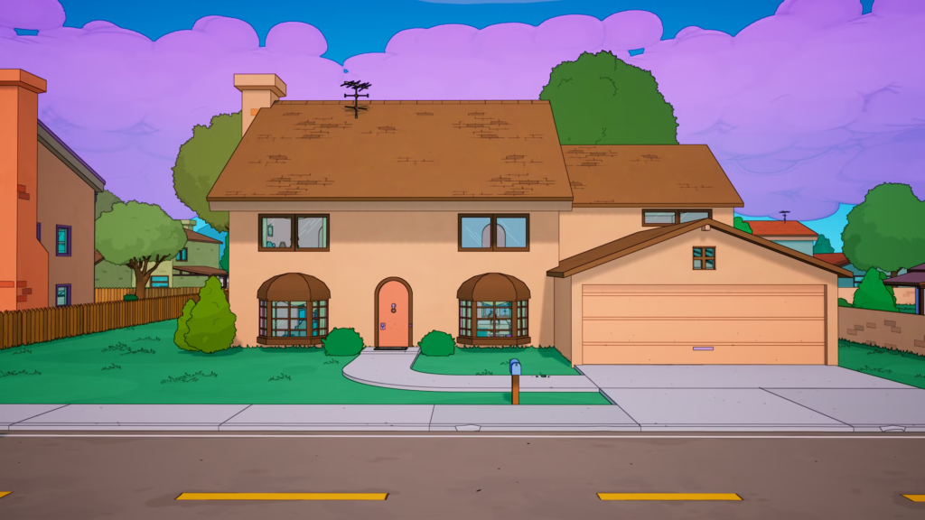 Ubicación de la casa Simpson en Fortnite