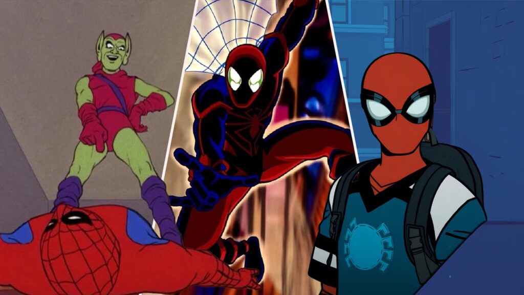 Las 8 versiones más fuertes de Spider-Man en series animadas, clasificadas