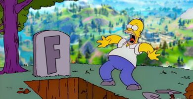 Los Simpson acaban de matar a un personaje popular de Fortnite