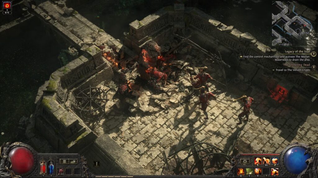 Path of Exile 2 La mejor construcción de nivelación de druida Oso de Fuego