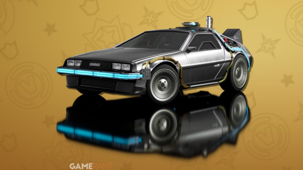 Regreso al futuro Escaparate de la tienda de artículos DeLorean Fortnite (precio y fecha de lanzamiento)