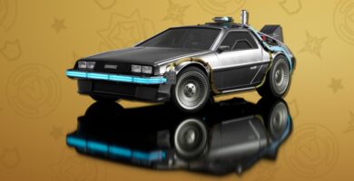 Regreso al futuro Escaparate de la tienda de artículos DeLorean Fortnite (precio y fecha de lanzamiento)