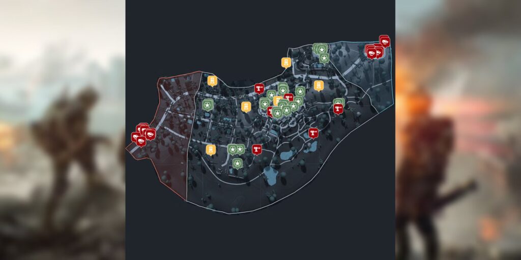 Campo de batalla 6: Mapa interactivo de Eastwood