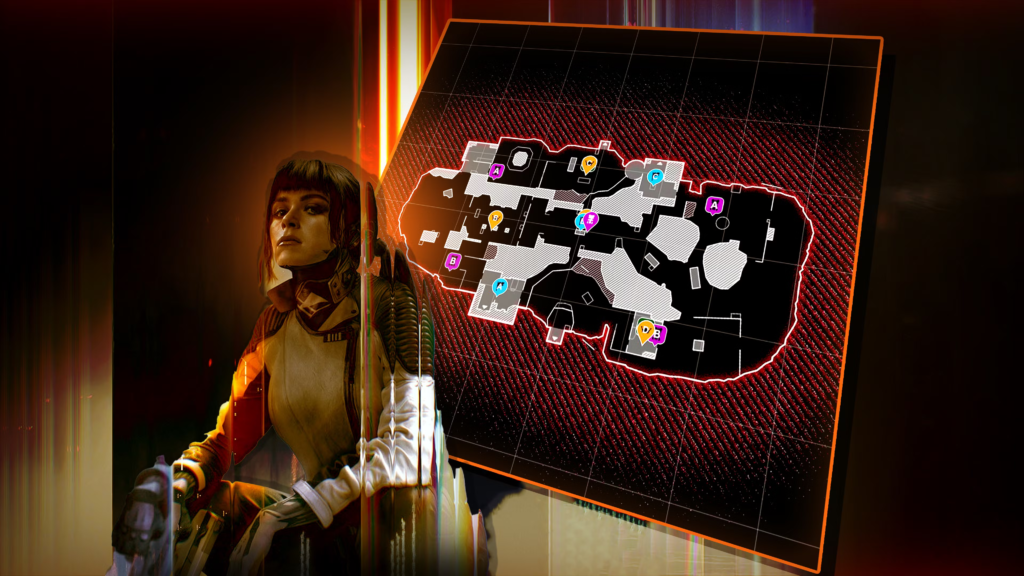 Mapa interactivo de destino multijugador de Black Ops 7