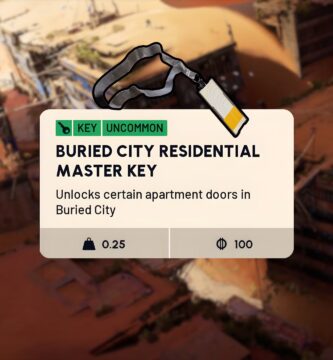 Ubicación de la llave maestra residencial de la ciudad enterrada en ARC Raiders