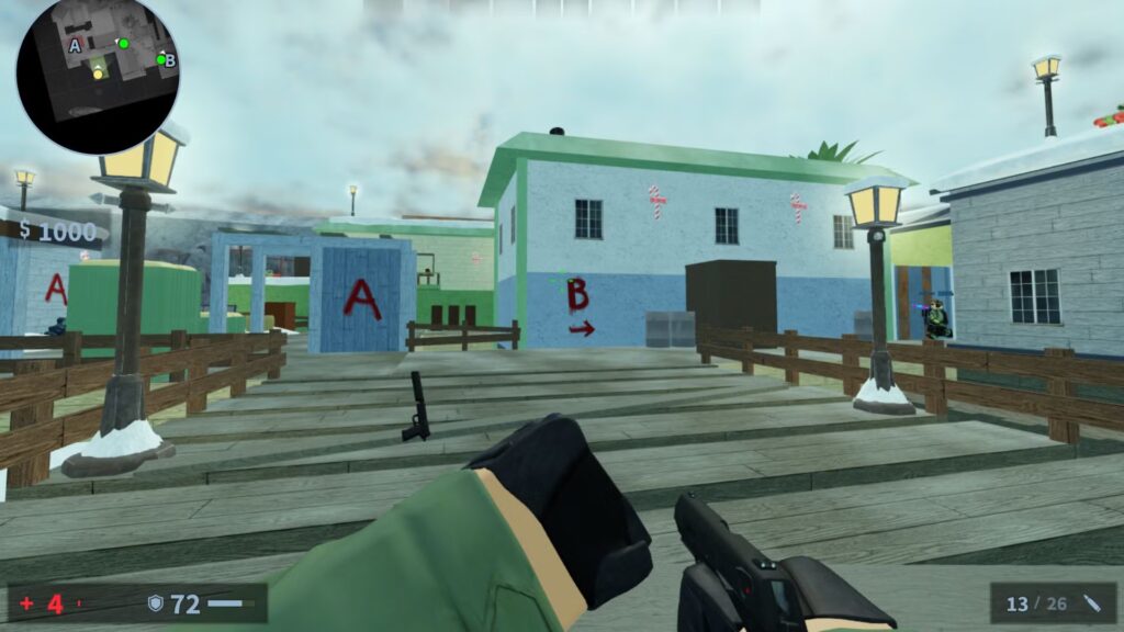 ID de calcomanías en forma de cruz de Counter Blox
