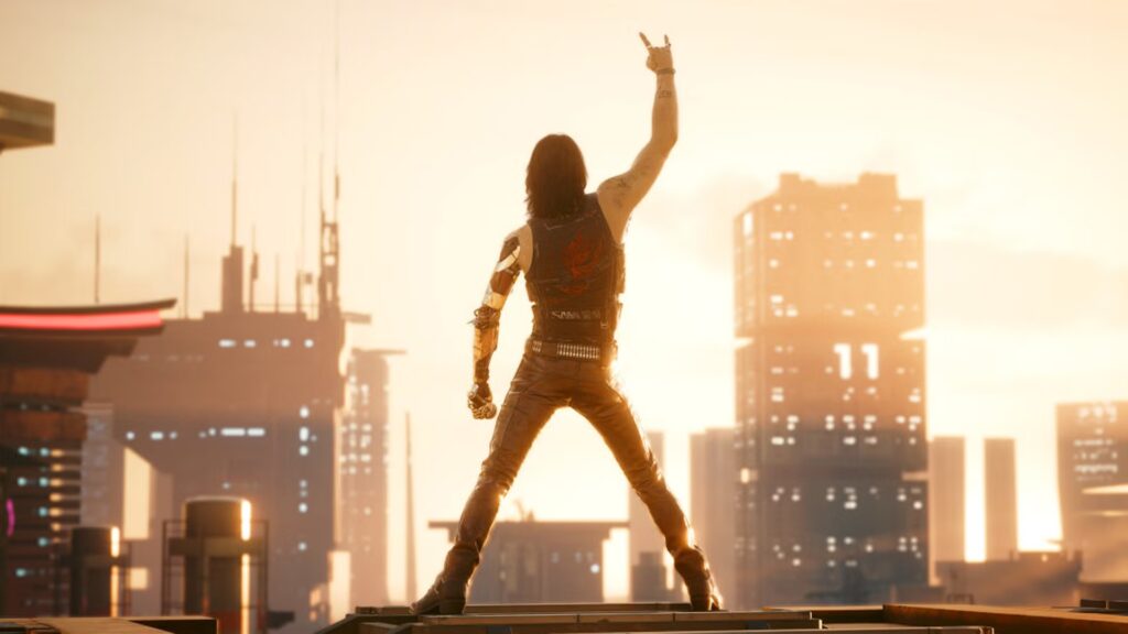 Cyberpunk 2077 se cruza con olas borrascosas