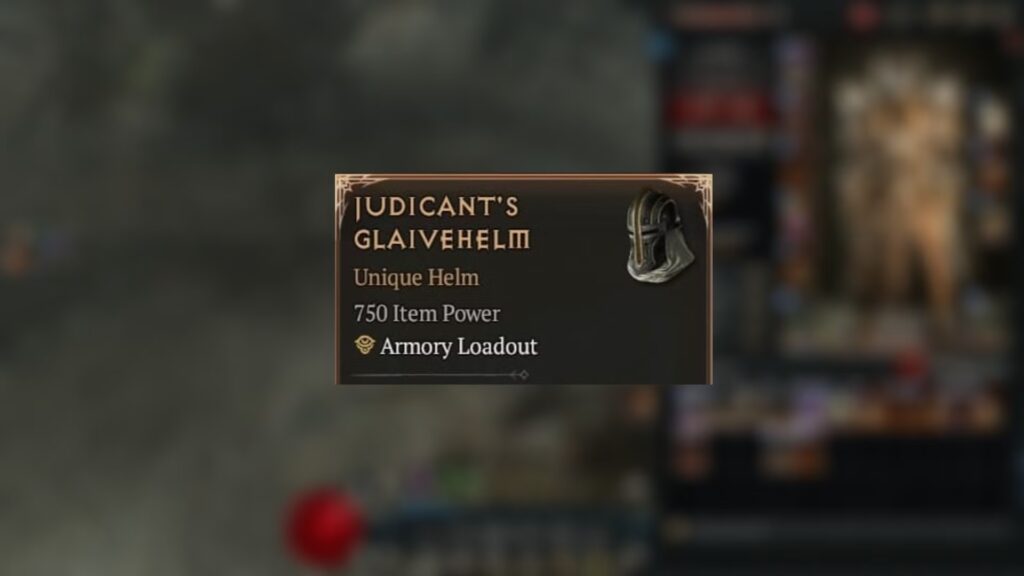 Ubicación de entrega del Glaivehelm de Diablo 4 Judicant