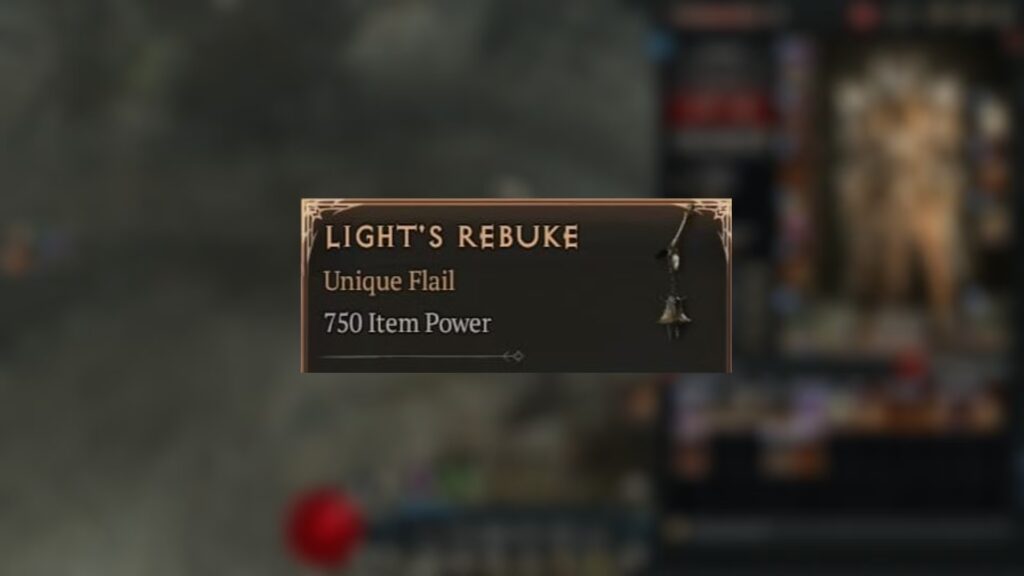 Ubicación de entrega de reprimenda de Diablo 4 Light