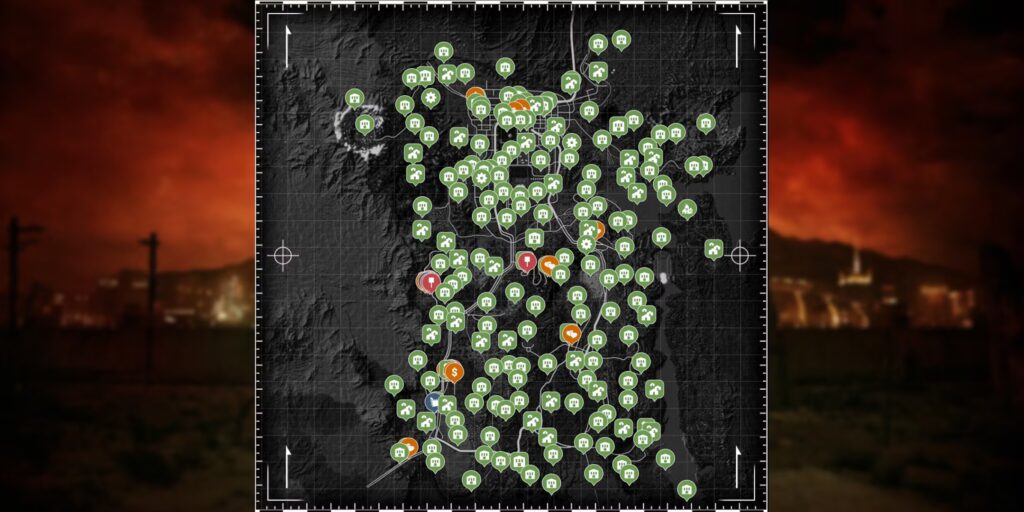 Fallout: Mapa interactivo de New Vegas