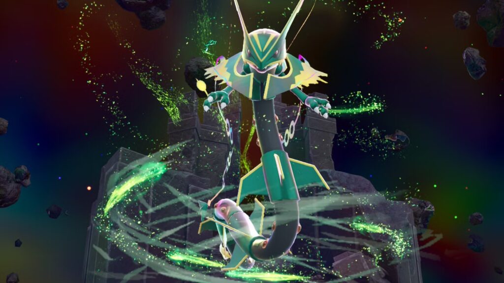 Cómo encontrar, luchar y atrapar a Mega Rayquaza en Pokémon Legends ZA DLC