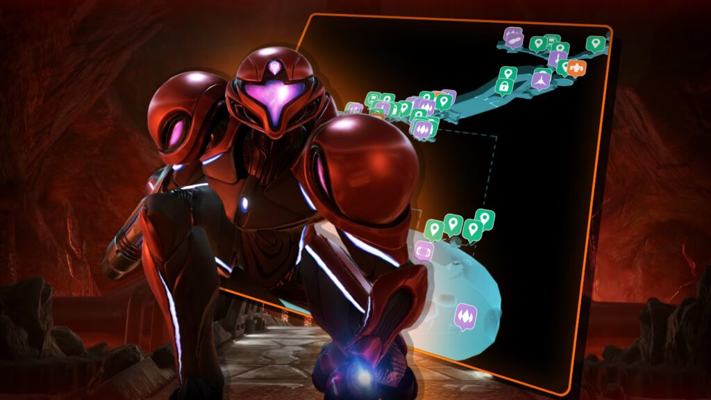 Metroid Prime 4: Beyond - Mapa interactivo de Flare Pool