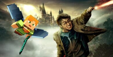 Un fan de Minecraft pasa 8 años construyendo el castillo de Hogwarts en el juego