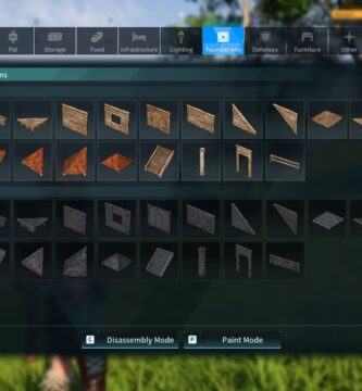 Todas las piezas de construcción nuevas en la actualización Home Sweet Home de Palworld