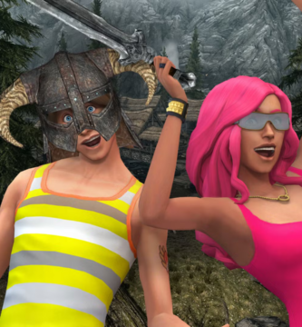 Riverwood de Skyrim recreado en Los Sims 4
