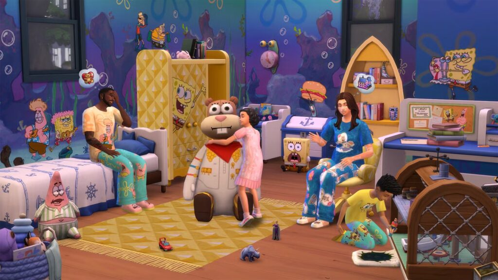 Cómo conseguir kits de Bob Esponja en Los Sims 4