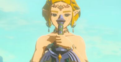 Los fanáticos de Zelda pronto podrán reservar una estatua de 'tamaño natural' de las lágrimas de la espada maestra deteriorada del reino