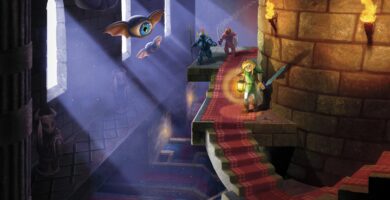 Un fan dedicado de Zelda recreó Hyrule de Un vínculo entre mundos en Rollercoaster Tycoon 2