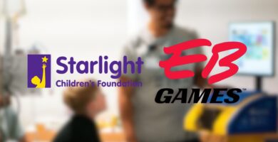 Starlight se asocia con juegos EB para niños en hospitales