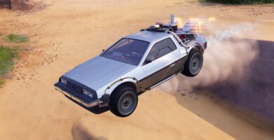 Ubicaciones míticas de DeLorean y botín en Fortnite