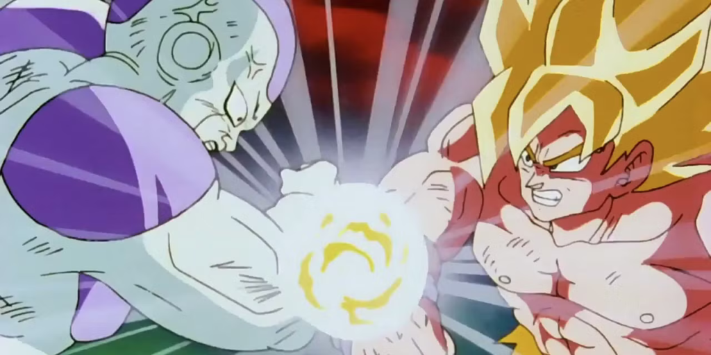 Dragon Ball revela una rara obra de arte de Goku de 36 años de la batalla final de Frieza Saga