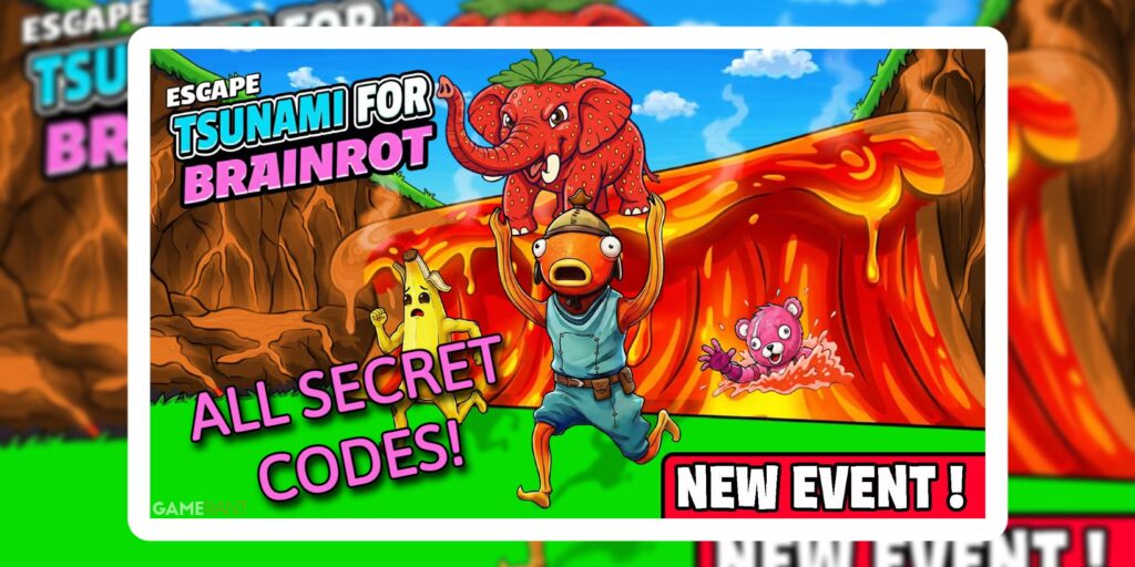 Todos los códigos de Escape Tsunami For The Brainrots en Fortnite