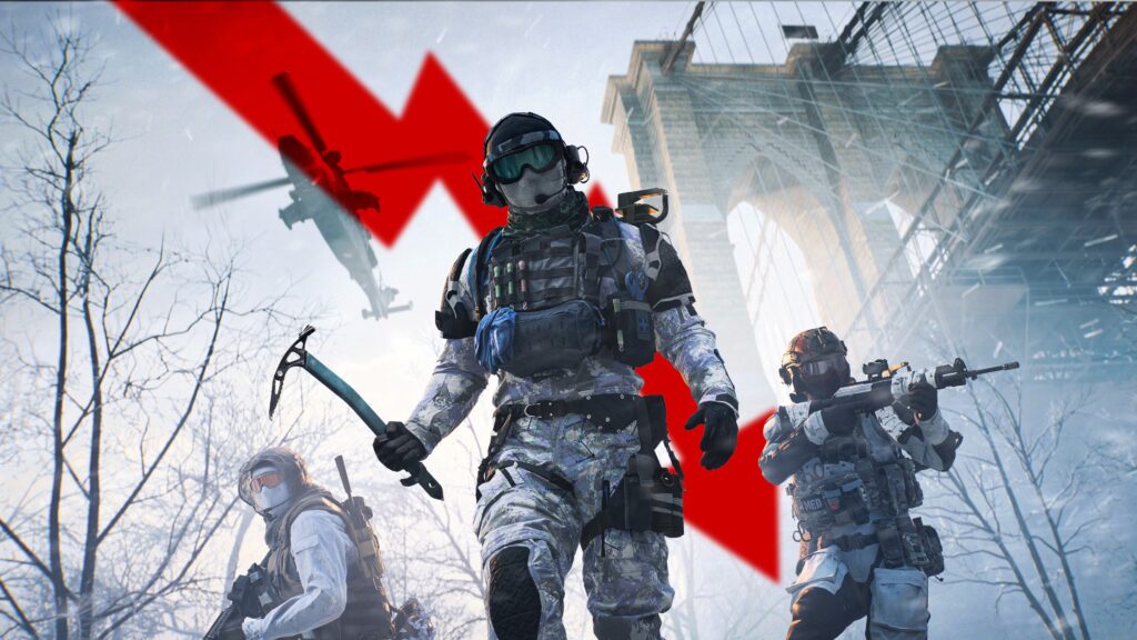 El número de jugadores de Battlefield 6 está muy bajo